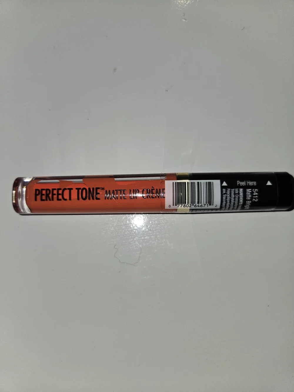 Perfect Tone Matte Lip Crème — Bold Orange Shade